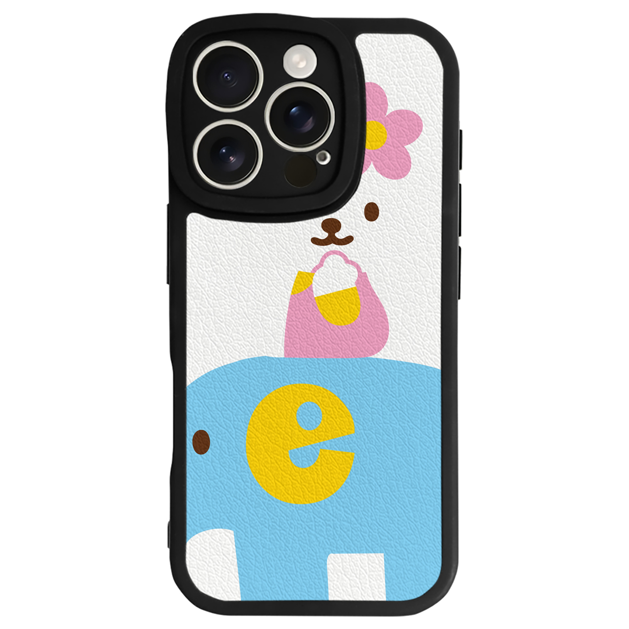 （画像用） Hello Kitty ハローキティ 【iPhone 16シリーズ対応】シリコンスマホケース（レザー調） 材質：シリコン